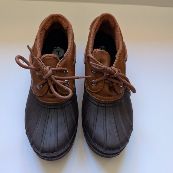 NEW Sperry Top Sider Brown Heron Duck Boots Women’s Size 7 - Picture 5 of 16